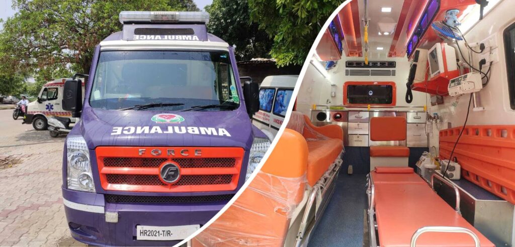 Ventilator Ambulance Services in Chandigarh